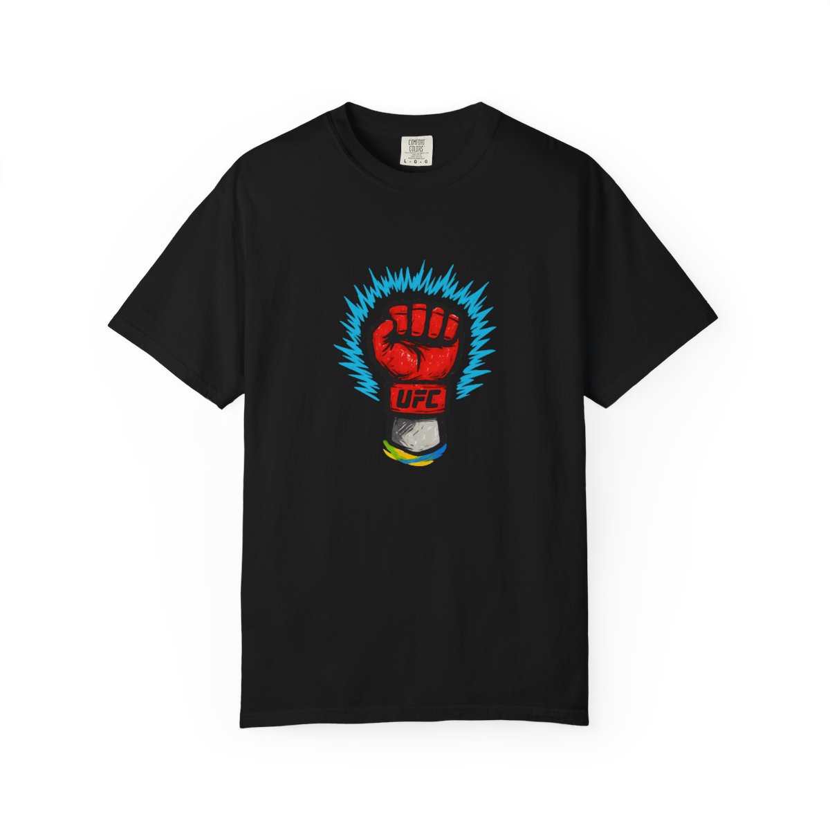 Bold UFC Boxing Glove Graphic T-Shirt