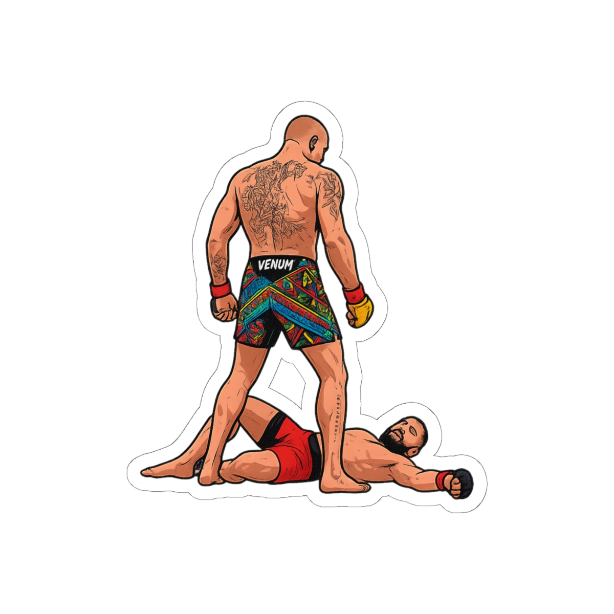 Poatan Pereira UFC 303 KO Jiri Prochazka Bold Sticker