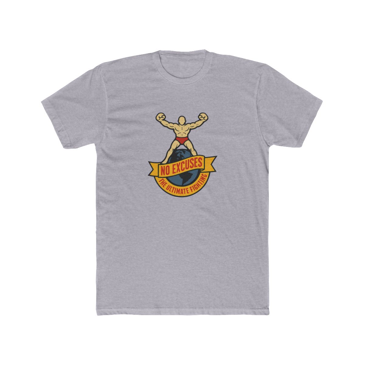 Ultimate Fighting Globe Warrior | MMA Fan Tee, UFC Fighter Shirt, Gym Beast Gift - alternate angle 4, merchandise