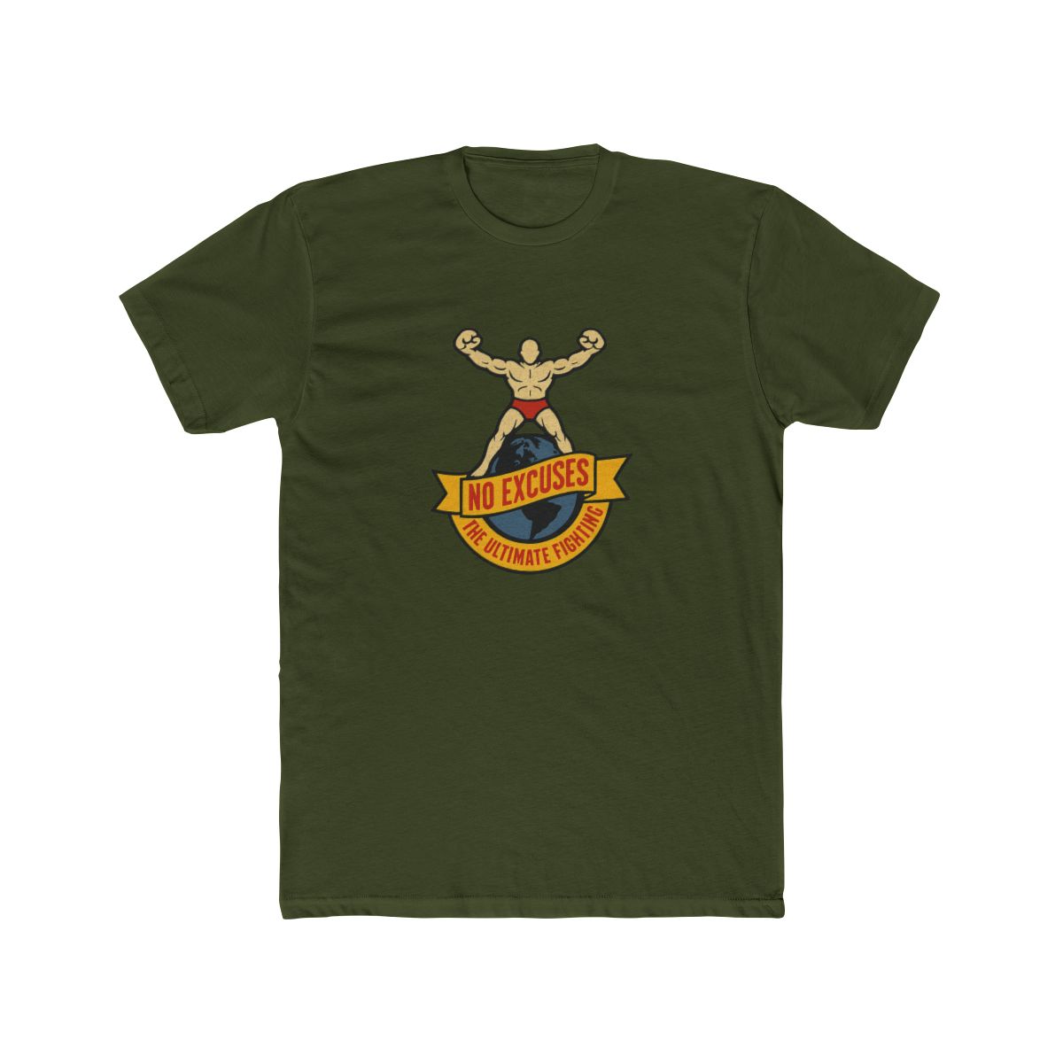 Ultimate Fighting Globe Warrior | MMA Fan Tee, UFC Fighter Shirt, Gym Beast Gift - alternate angle 5, merchandise