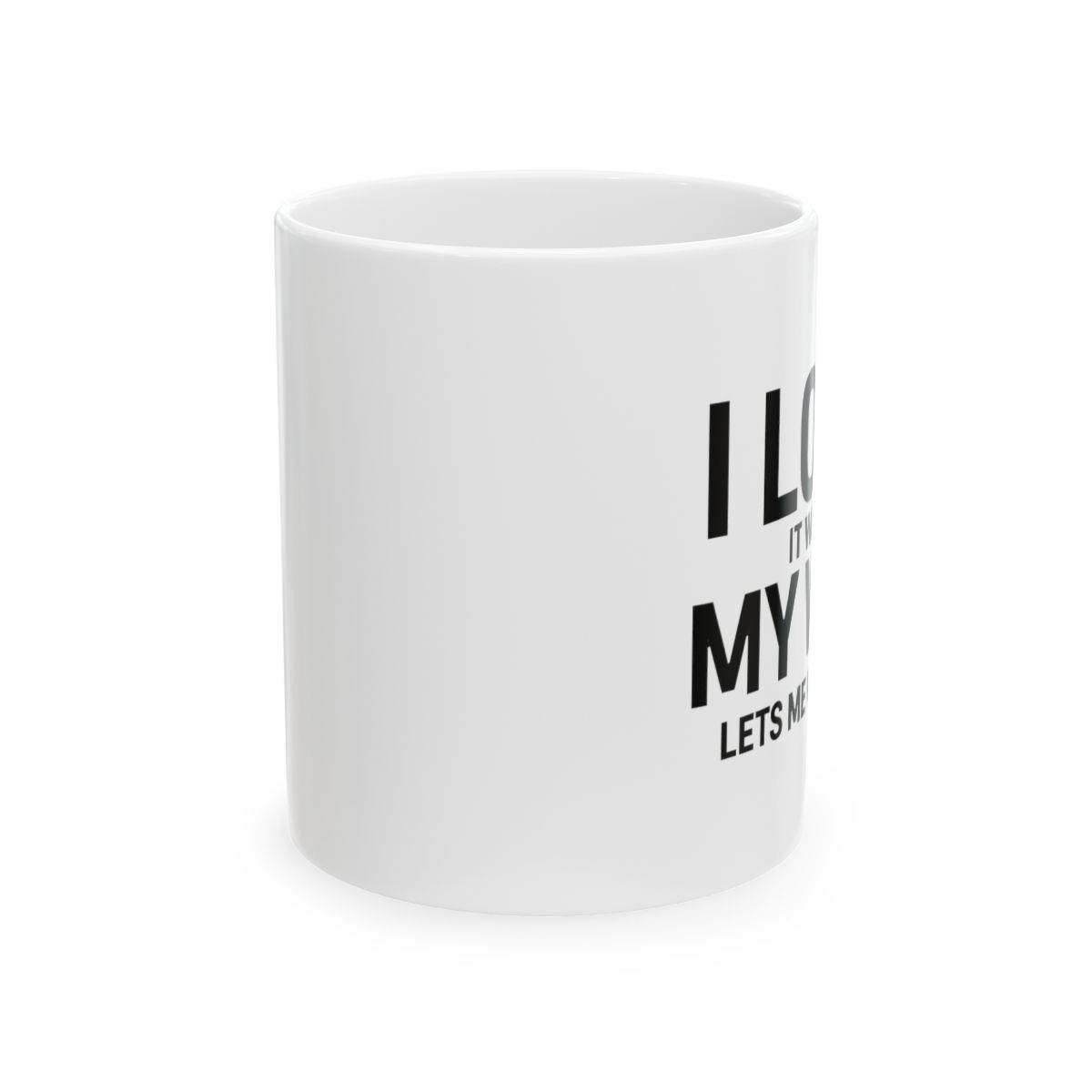 Wife Lets Me Watch UFC | UFC Fan Mug, Husband Humor Cup, MMA Gift - alternate angle 1, merchandise