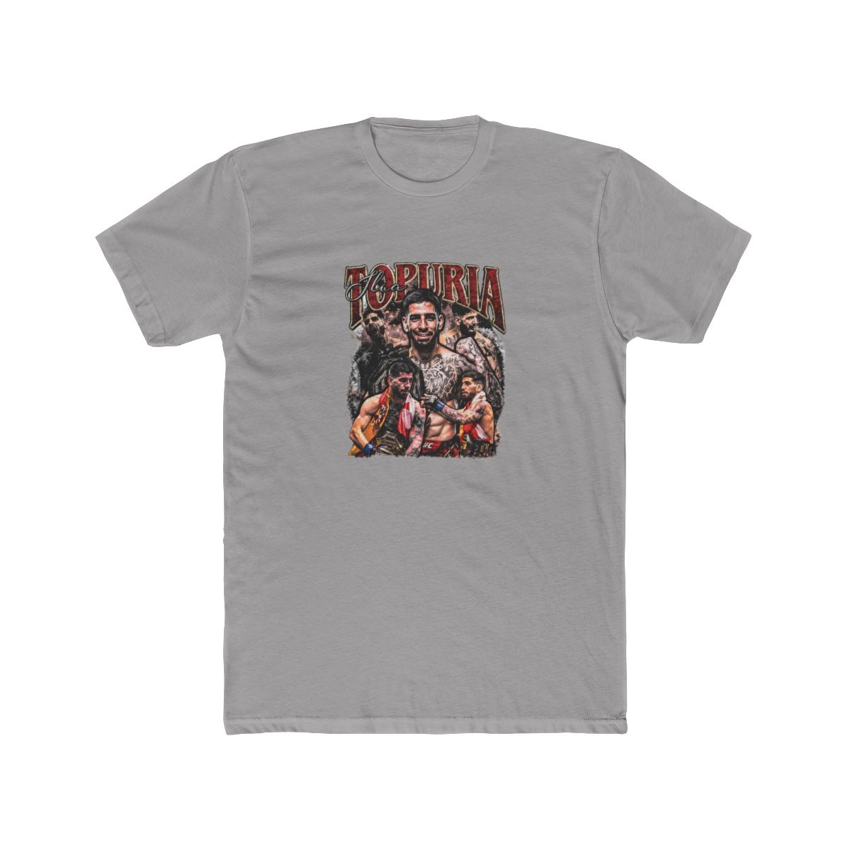 Ilia Topuria T Shirt UFC MMA El Matador Spain Streetwear Retro, Tee, Softstyle Shirt, Graphic Tee Gift for Men, Sports Fan Gift - alternate angle 2, merchandise