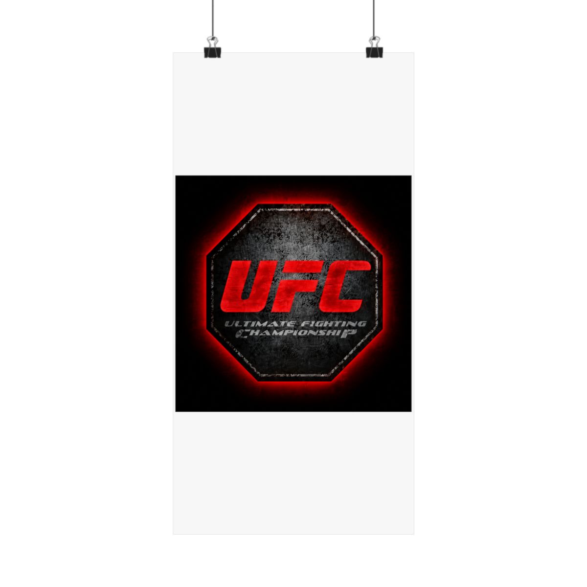 UFC neon sign, UFC led sign, Ufc logo, Fighting neon sign, Boxing neon sign, Ufc lover gift, GYM neon sign, Ufc wall art, Ufc wall decor - alternate angle 3, merchandise