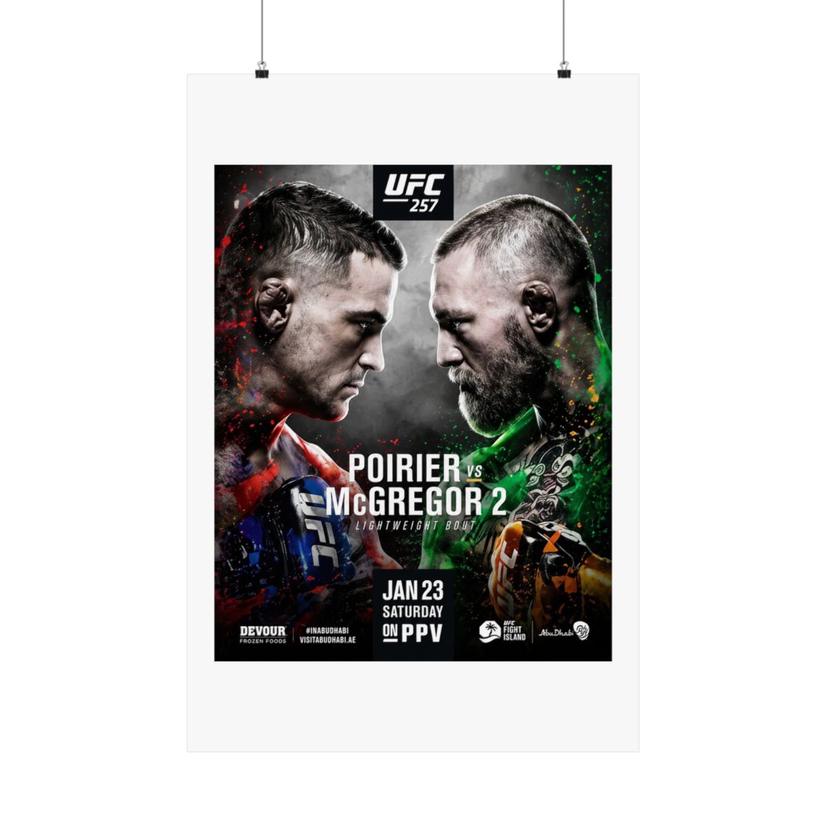 UFC "257" Poster